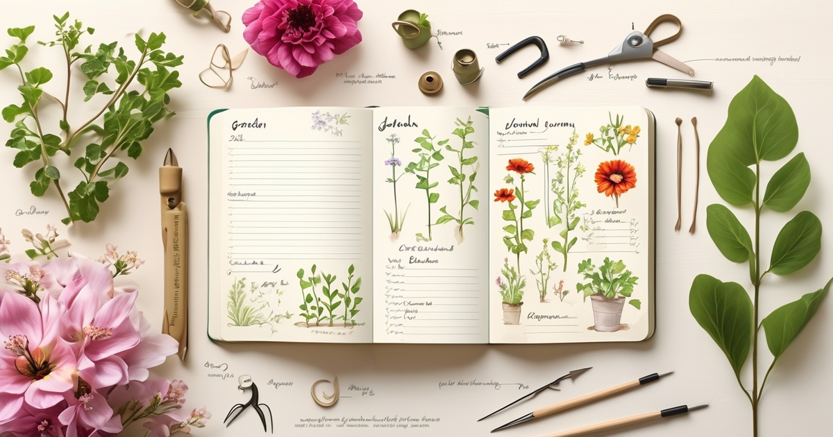 Ein Gartenjournal führen: Tipps für Planung und Dokumentation